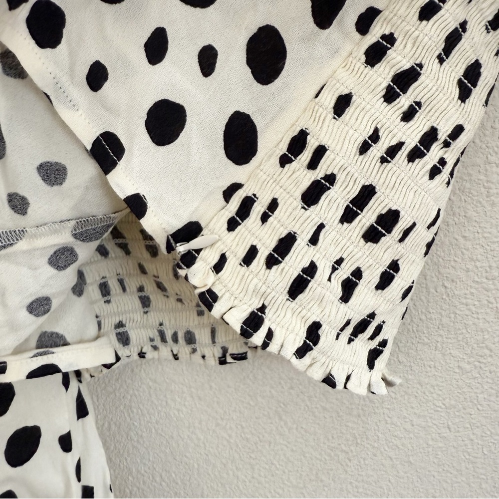 Reformation Reign Top in Ink Blot Size 2 - Picture 4 of 6